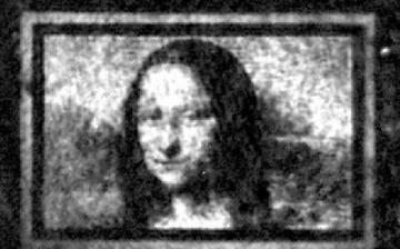 The researchers’ rendition of the famous Mona Lisa, approximately 100 microns wide
